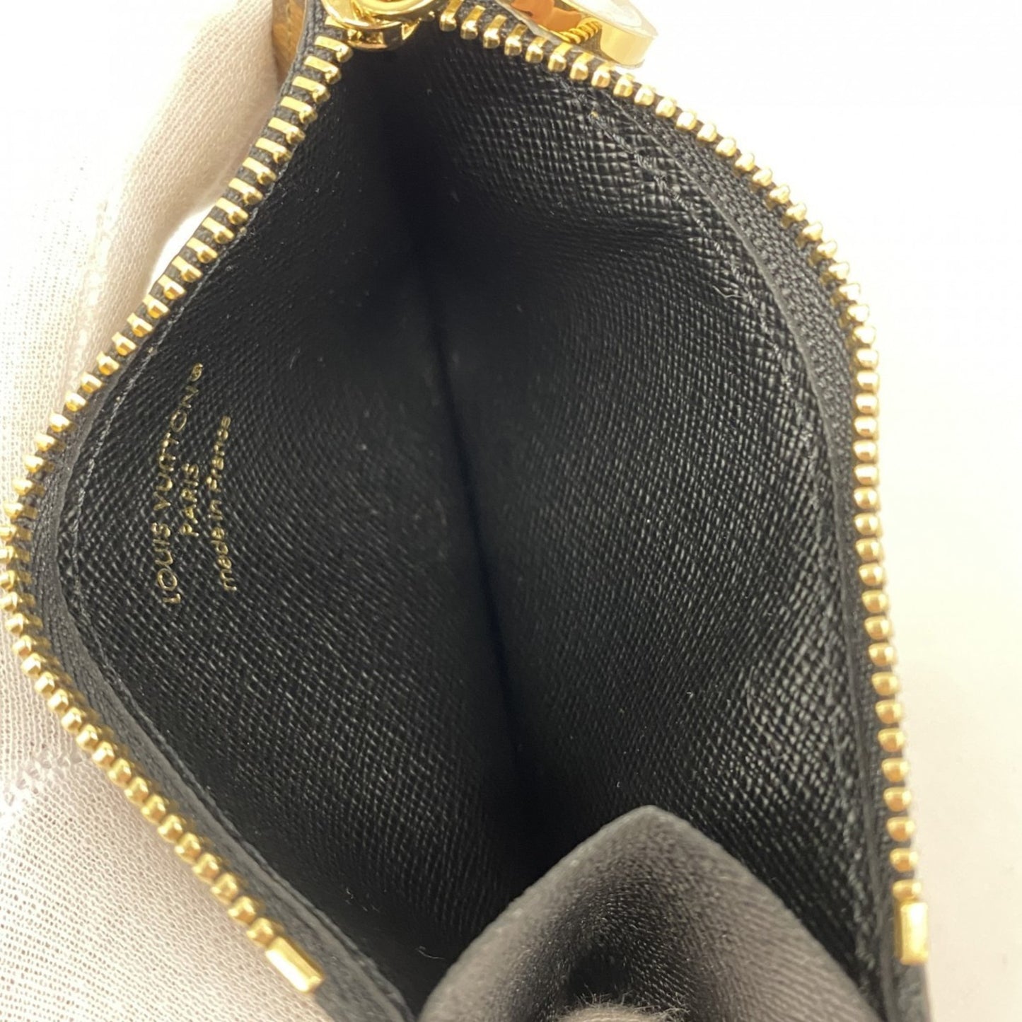 Louis Vuitton Monogram Reverse Porte-Carto-Rommie Wallet/Coin Case M81912 Brown