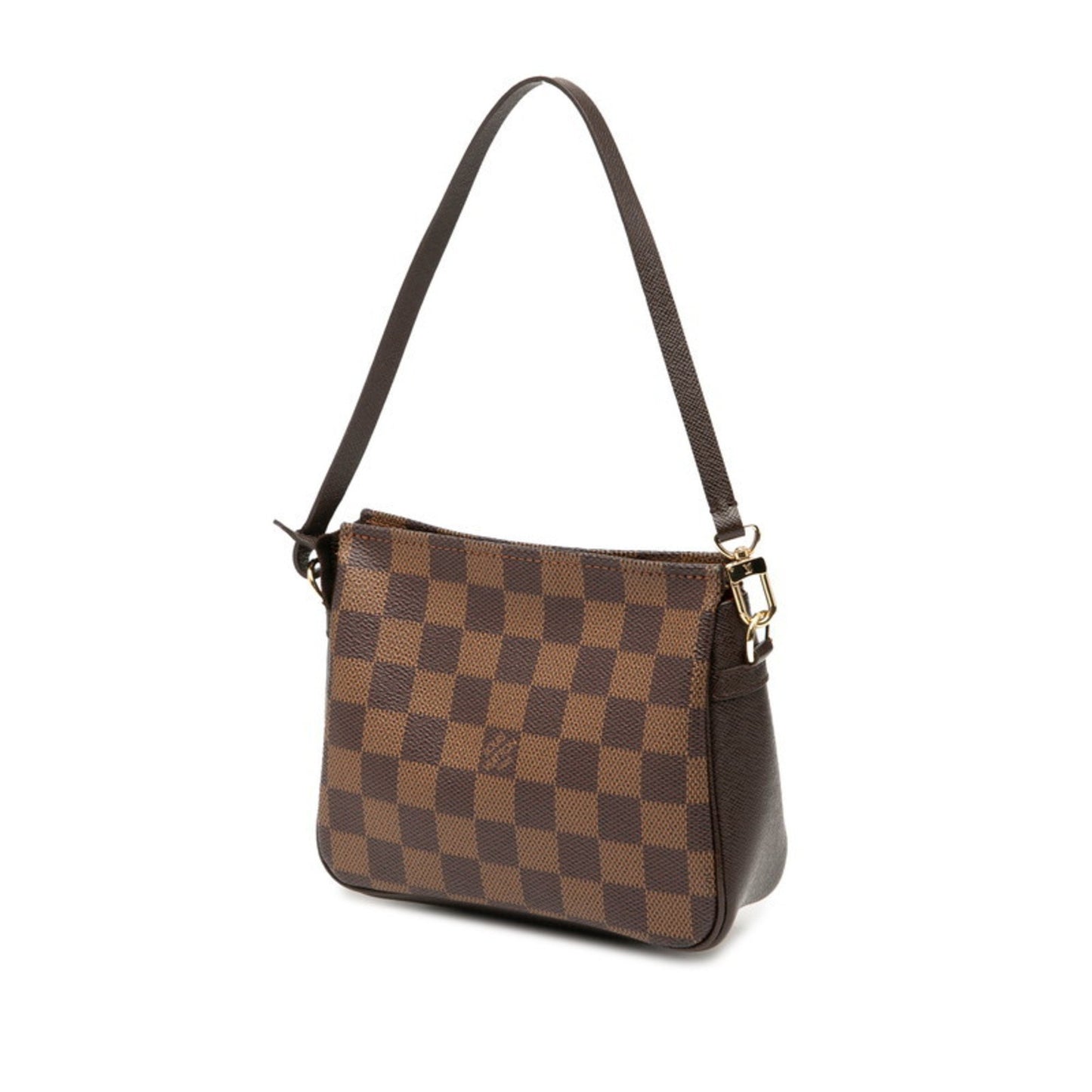 Louis Vuitton Damier Truss Makeup Accessory Pouch Handbag N51982 Brown Leather