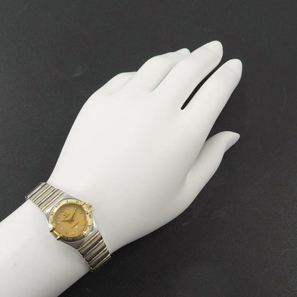 Omega Constellation Mini Two-Tone 1262 15 Women'S Watch With 12 Diamonds