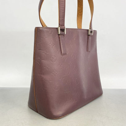 Louis Vuitton Monogram Matte Stockton Tote Bag M55116 Violet