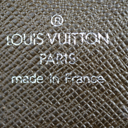 Louis Vuitton Louis Vuitton Pavel Second Bag M31148 Taiga Grizzly Silver Hardware Wristlet Clutch