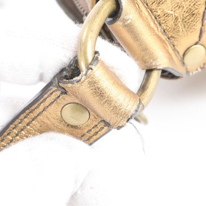 Coach Signature Canvas And Leather Shoulder Bag