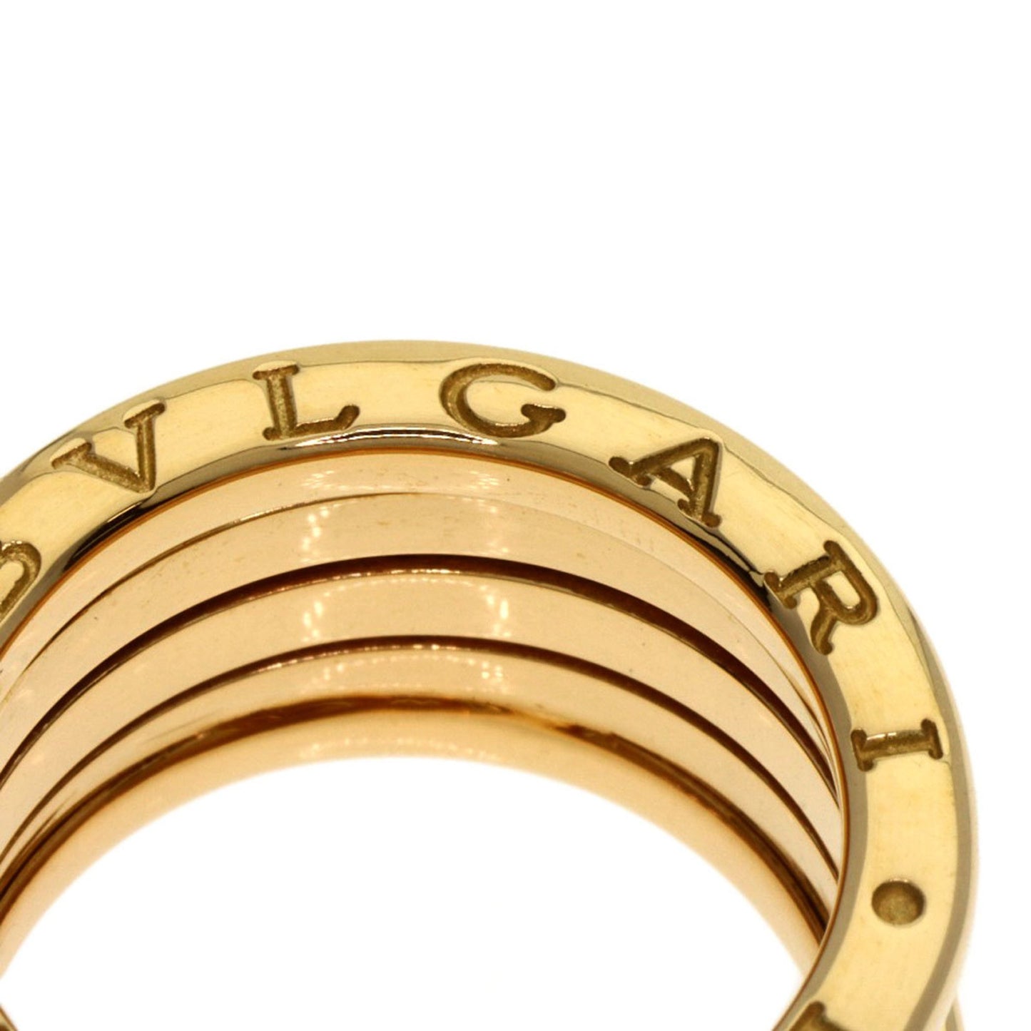 Bvlgari B-Zero1 4-Band #50 Ring In 18K Yellow Gold