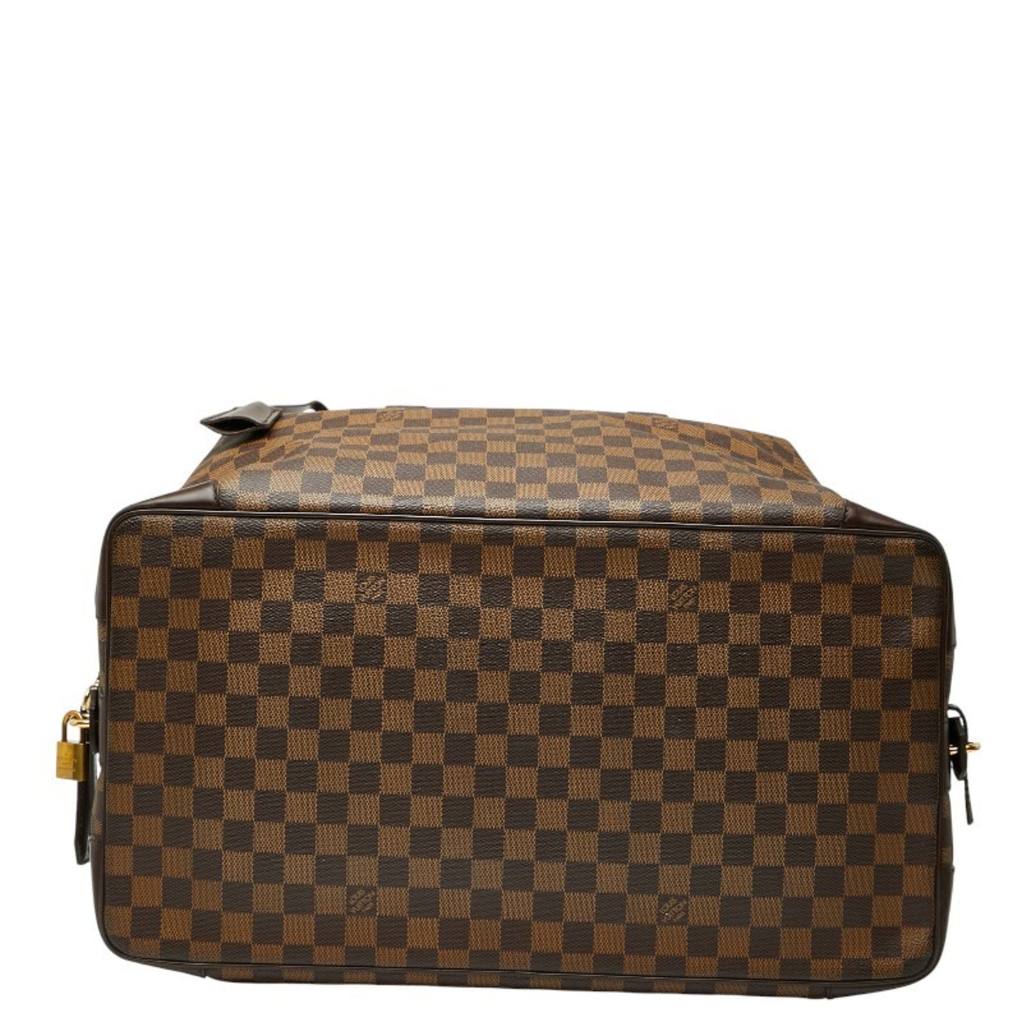 Louis Vuitton Damier Vase Lav Boston Bag N41537 Brown Leather