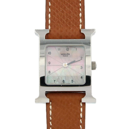 Herms H Watch Hh1.210 Ss Quartz Wristwatch
