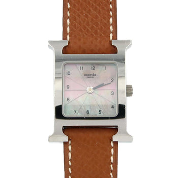 Herms H Watch Hh1.210 Ss Quartz Wristwatch