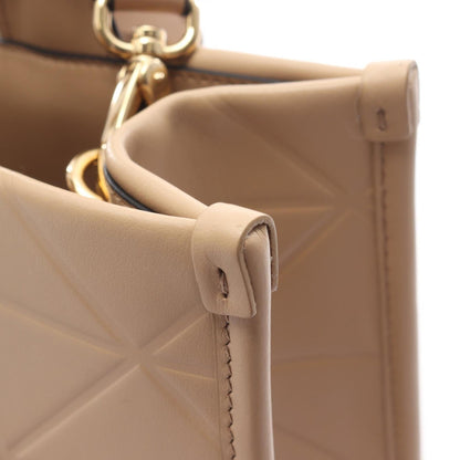 Prada Symbol Topstitched Soft Calf Leather Tote Bag