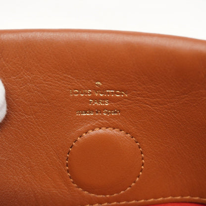 Louis Vuitton Monogram Tuileries Hobo Handbag M43155 Brown/Red 2-Way Bag