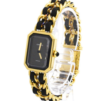 Chanel Premiere Size L Gold Plated Quartz