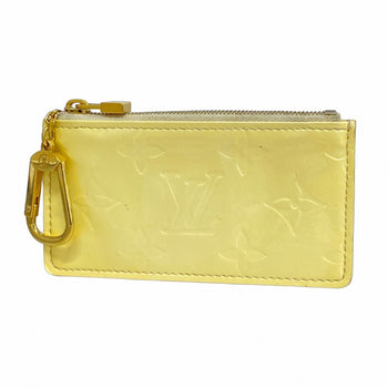 Louis Vuitton Vernis Pochette Cle Wallet/Coin Case M91348 Perle