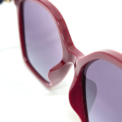 Chanel 5546-Q-A Coco Mark Chain Square Shape Calfskin Sunglasses