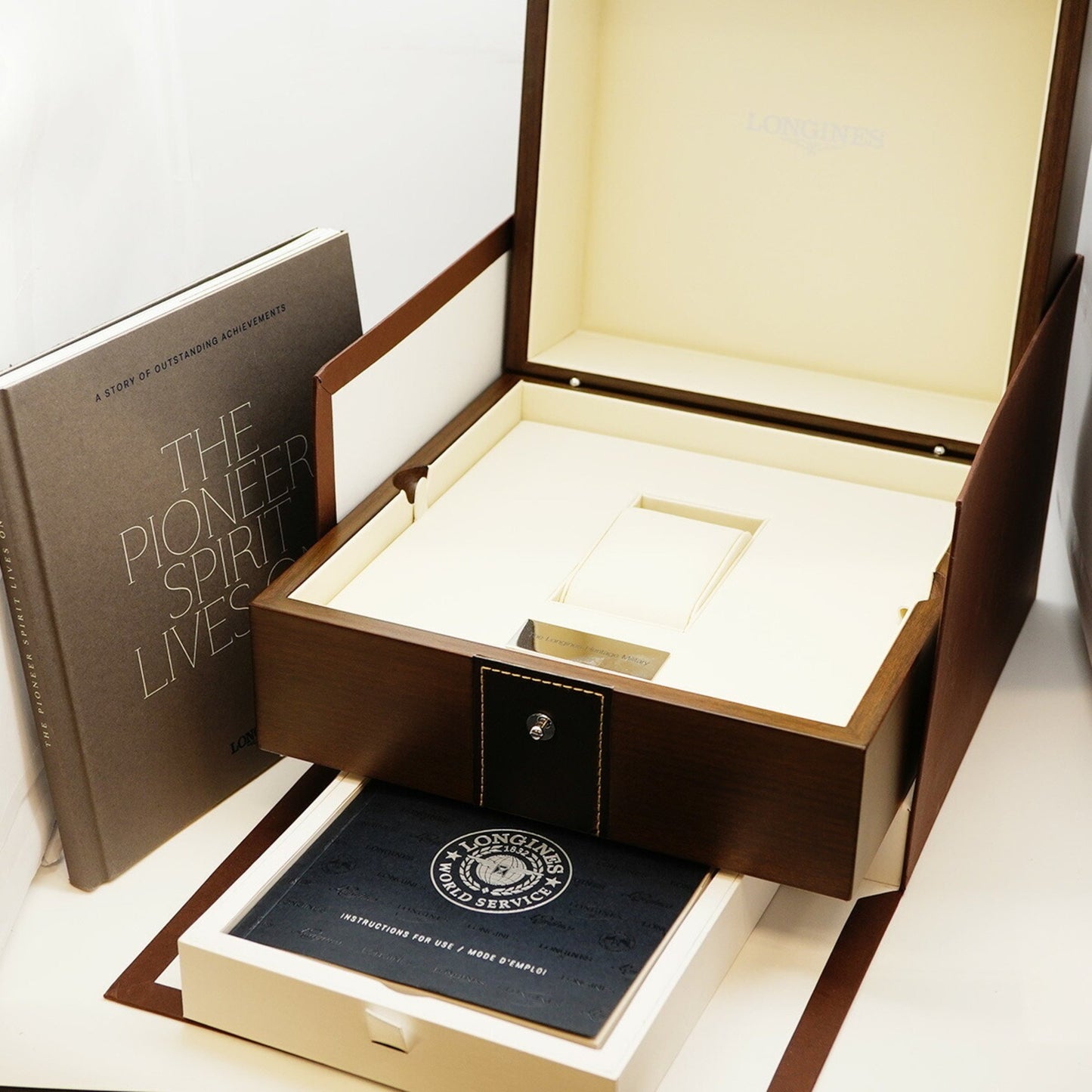 Longines Heritage Military L2.833.4.93.2 Gold Dial