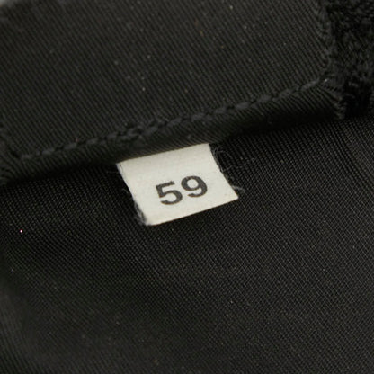 Prada Triangle Logo Plate Pocono Pouch Mv348 Black Nylon