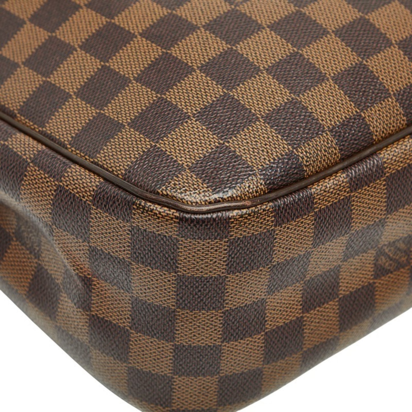 Louis Vuitton Damier Parioli Pm Handbag Tote Bag N51123 Brown Leather