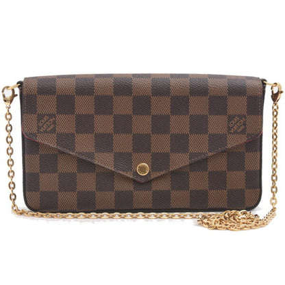 Louis Vuitton Damier Pochette Felicie Chain Shoulder N40492