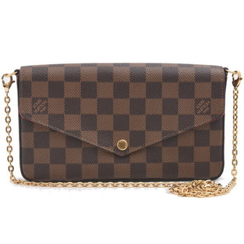 Louis Vuitton Damier Pochette Felicie Chain Shoulder N40492