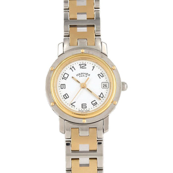 Hermes Clipper Combi Cl4.220 Ssxgp Quartz Watch