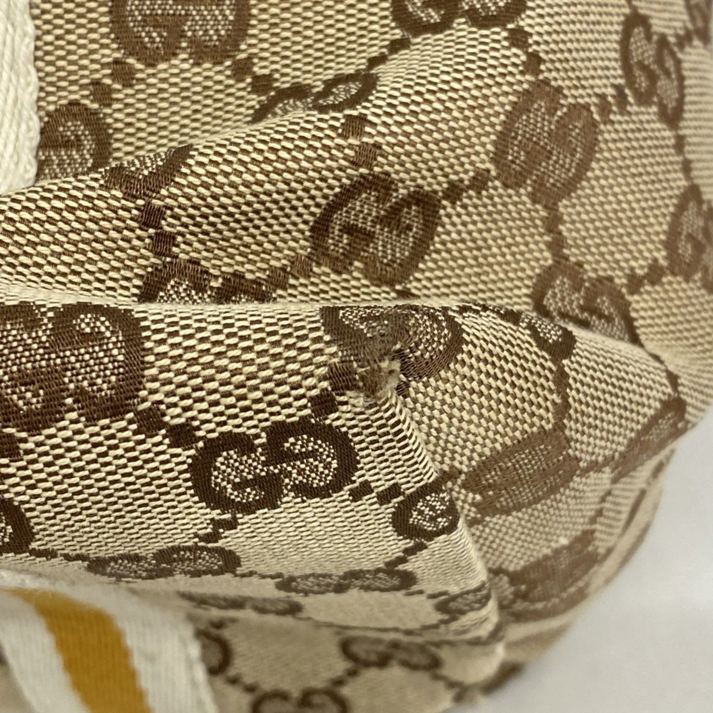 Gucci Gg Canvas Tote Bag 137396 Beige