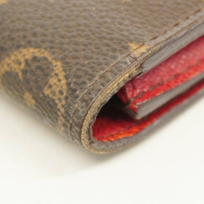 Louis Vuitton Monogram Portefeuille Emilie Long Wallet M60136 Brown Rouge