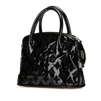 Louis Vuitton Monogram Vernis Lockit Bb Bouclette Handbag M40770 Noir Black Patent Leather