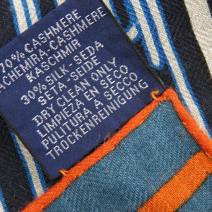 Like New Herms Carre Jean 140 Mysterious Rider Cashmere