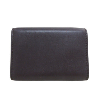 Yves Saint Laurent Saint Laurent Paris Ysl Line Origami Tiny Wallet Tri-Fold Brown Black