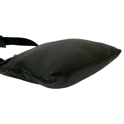 Prada Prada Logo Engraved Leather Shoulder Bag