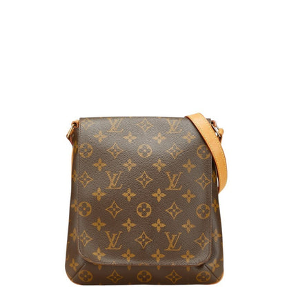 Louis Vuitton Monogram Musette Salsa Short Shoulder Bag M51258 Brown Leather