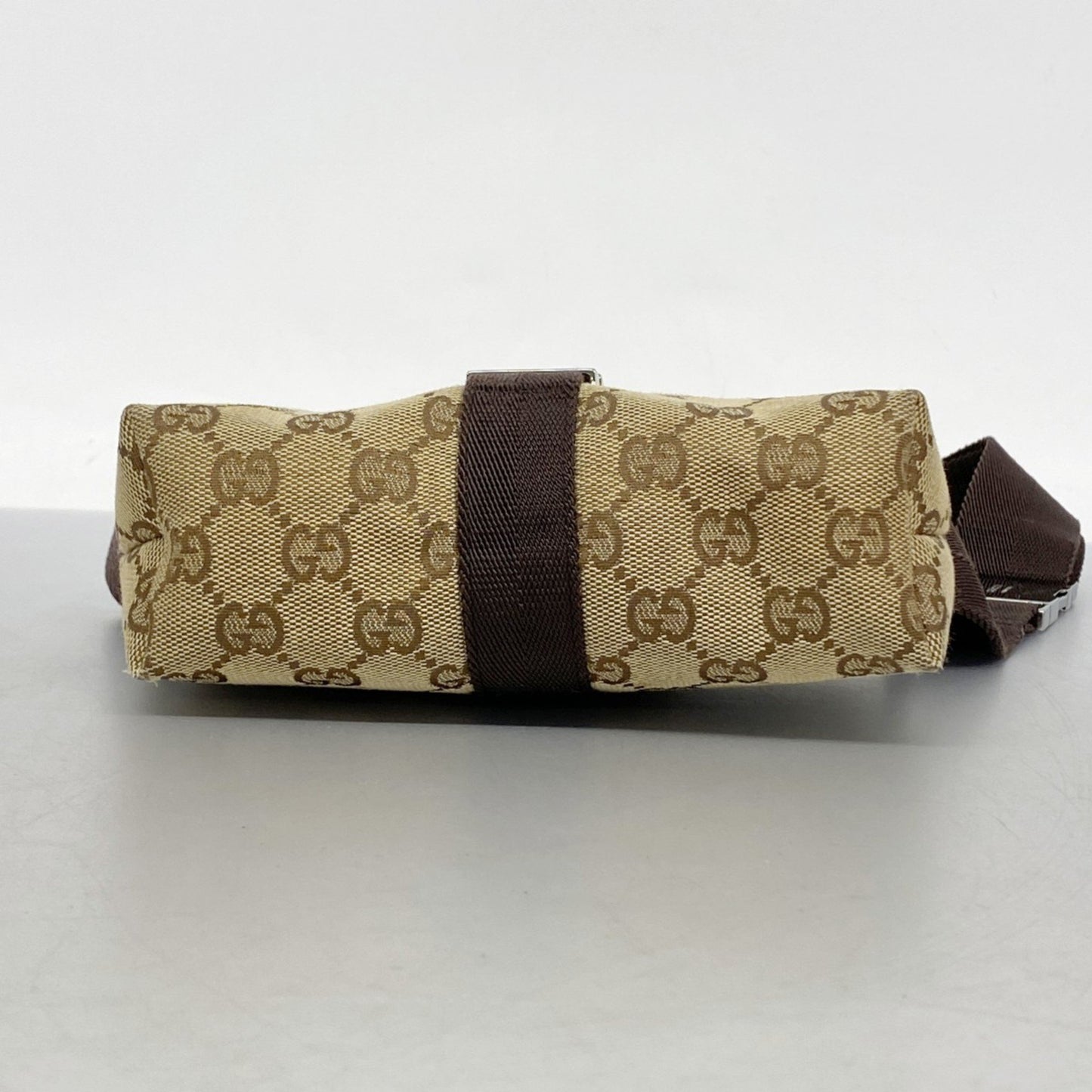Gucci Waist Bag Gg Canvas 131236 Brown