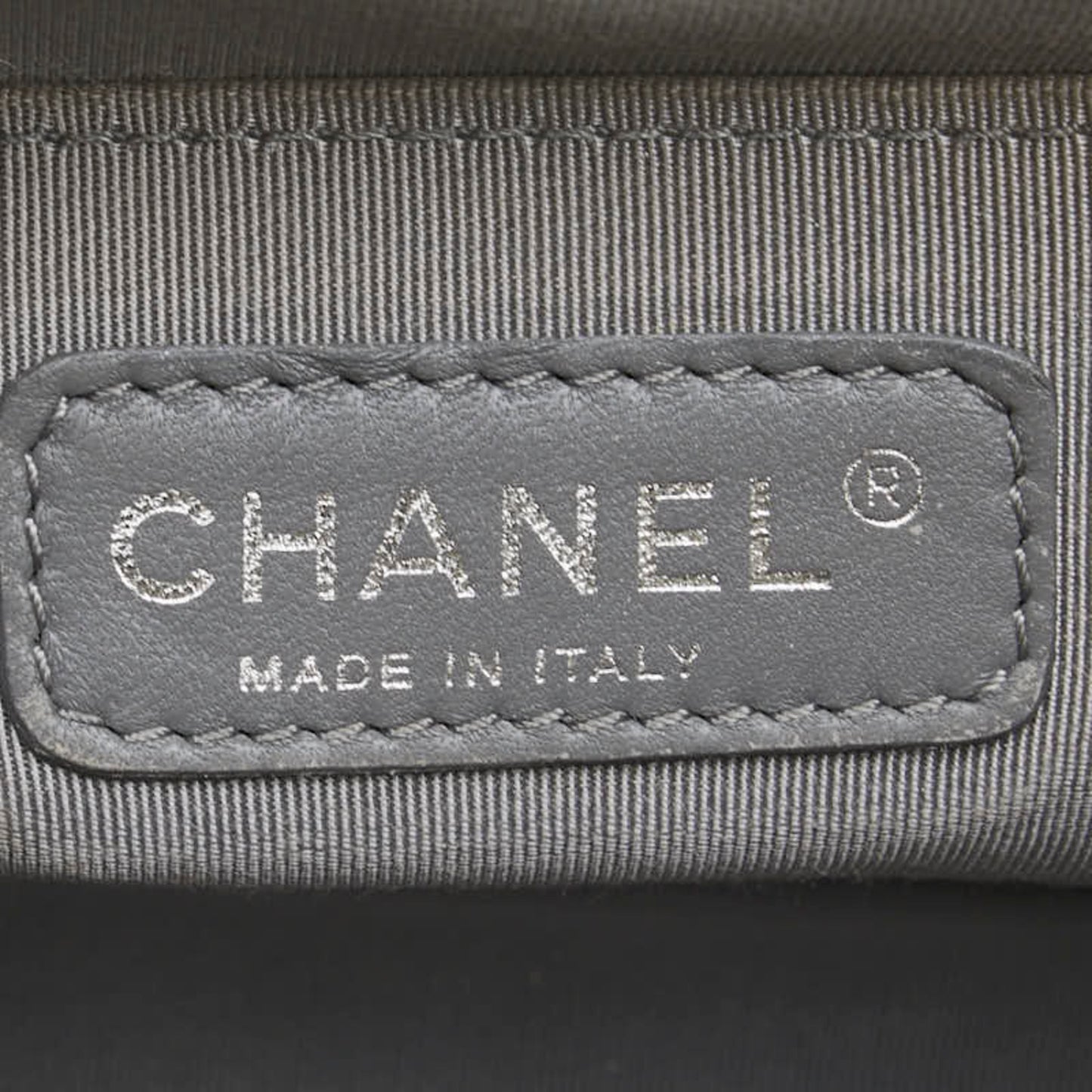 Chanel Matelasse Boy Chanel Coco Mark Chain Shoulder Bag White Leather