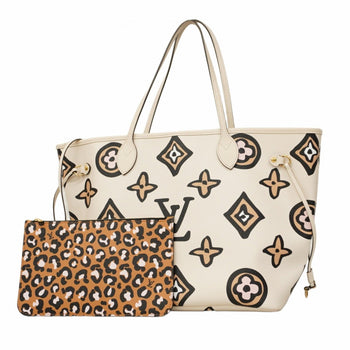 Louis Vuitton Tote Bag Monogram Wild At Heart Neverfull Mm M45819 Crme