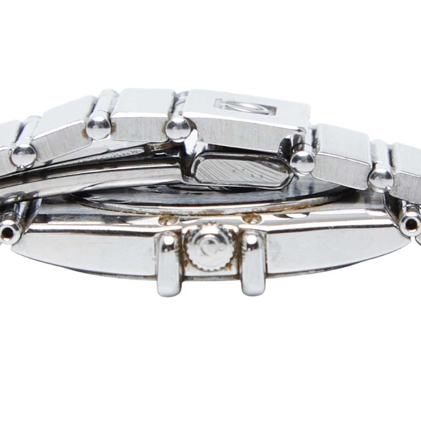 Omega Constellation Quartz Watch With Silver Dial And Stainless Steel