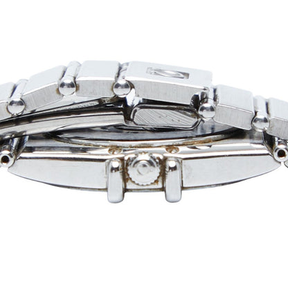 Omega Constellation Quartz Watch With Silver Dial And Stainless Steel