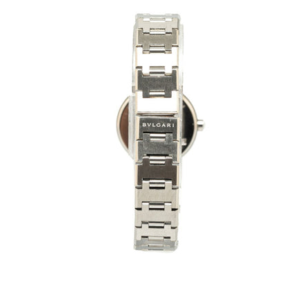 Bvlgari Watch Bb23Ss Quartz Black Dial Stainless Steel