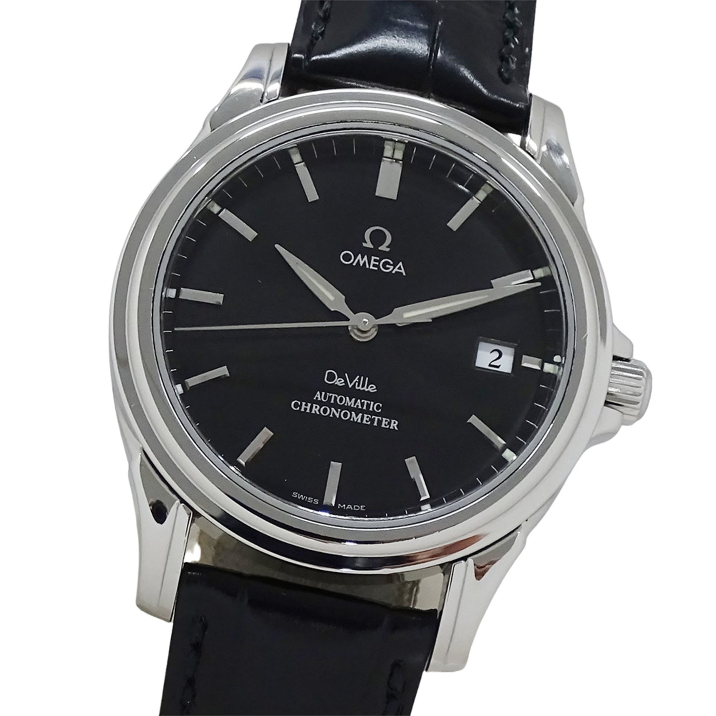 Omega De Ville 4831.50.31 Men'S Co-Axial Chronometer Date Automatic Watch With Stainless Steel And