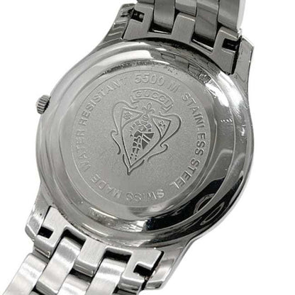 Gucci 5500M Watch F-24297 Silver White Ya055305