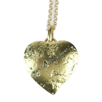 Yves Saint Laurent Saint Laurent Saint Laurent Heart Motif Necklace - K18 Yellow Gold Brooch