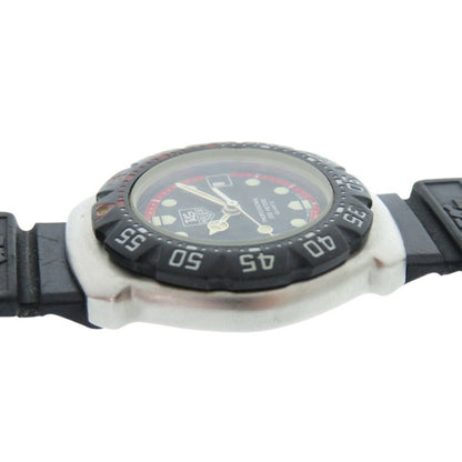 Tag Heuer Formula 1 374.508 Stainless Steel Rubber Black Dial Quartz Wristwatch 1910