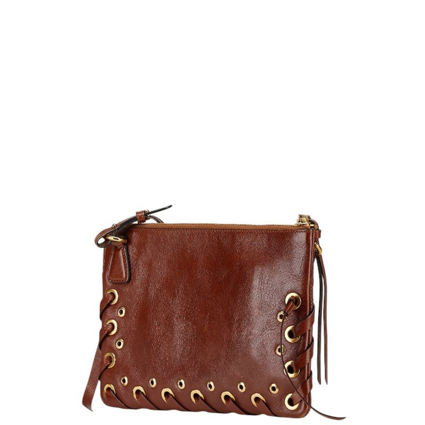 Marc Jacobs Crossbody Shoulder Bag In Brown Leather