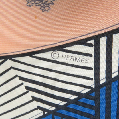 Hermes Carr Jean 90 "Jeux Omnibus Et Dames" 100% Silk Large Shawl/Scarf