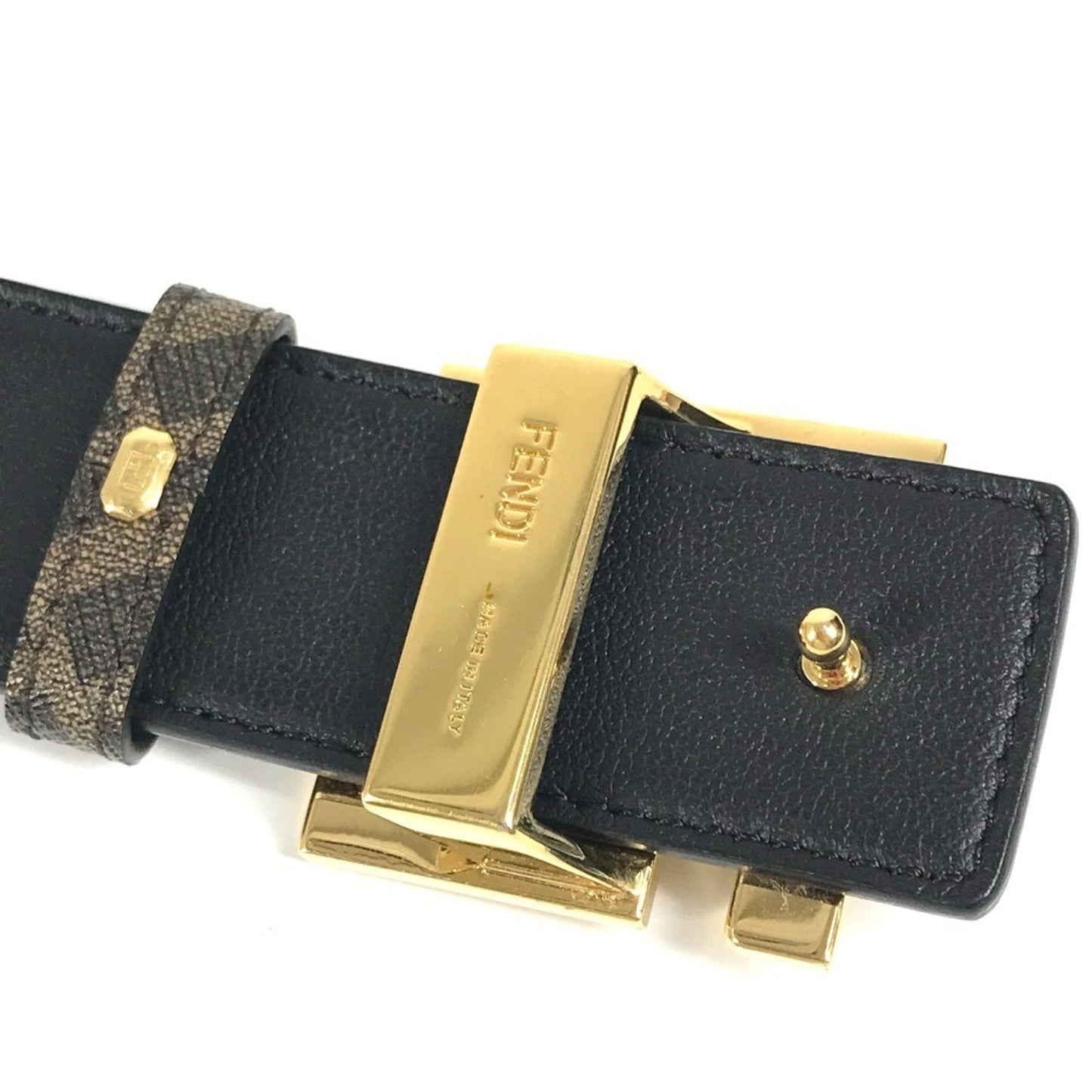 Fendi Zucca Logo Belt For Bottoms