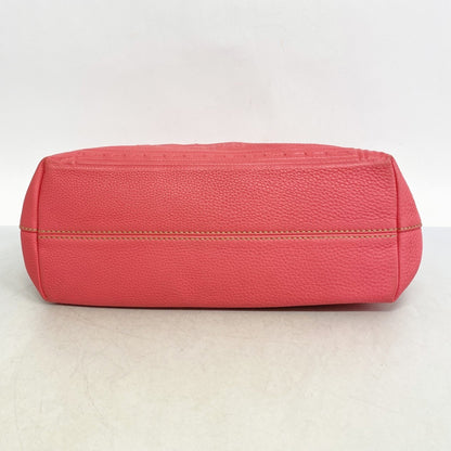 Fendi Selleria Leather Tote Bag In Pink