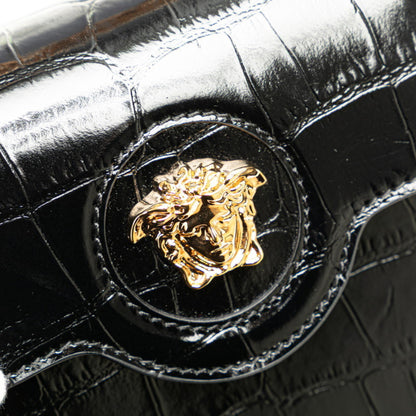 Versace Medusa Crocodile Embossed Handbag/Shoulder Bag