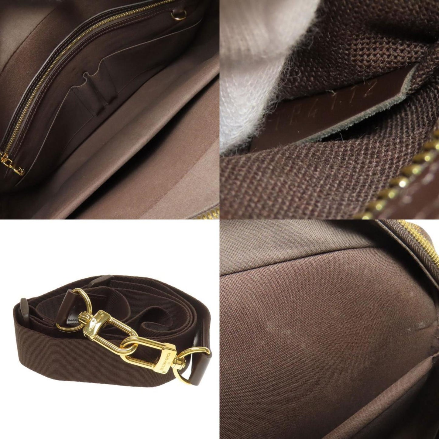 Louis Vuitton N41122 Porto Document Voyage Gm Bag Damier Canvas