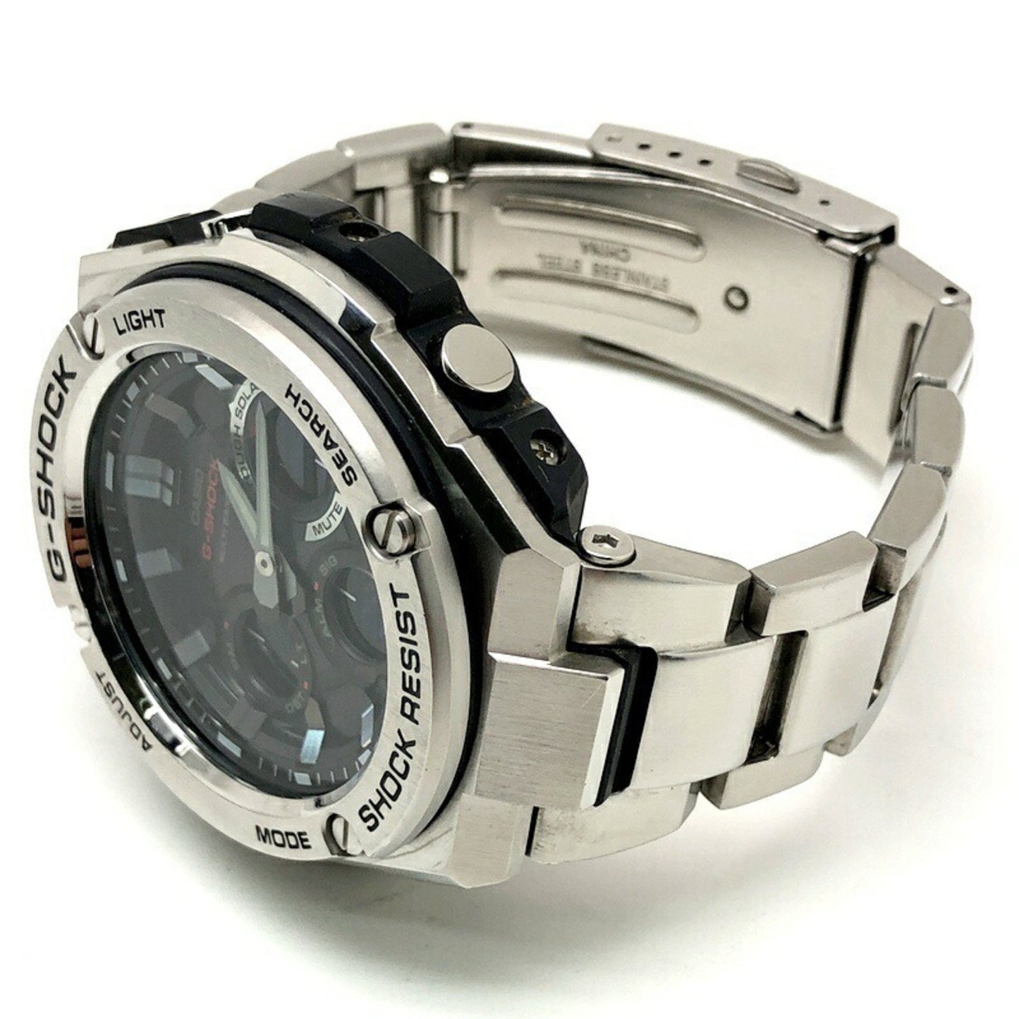 G-Shock Casio Gst-W110D-1A G-Steel Watch With Radio-Controlled Solar-Powered Movement