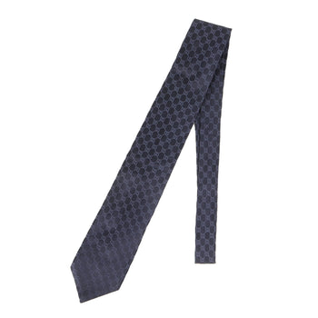 Gucci Gg Monogram Web Stripe Silk Tie