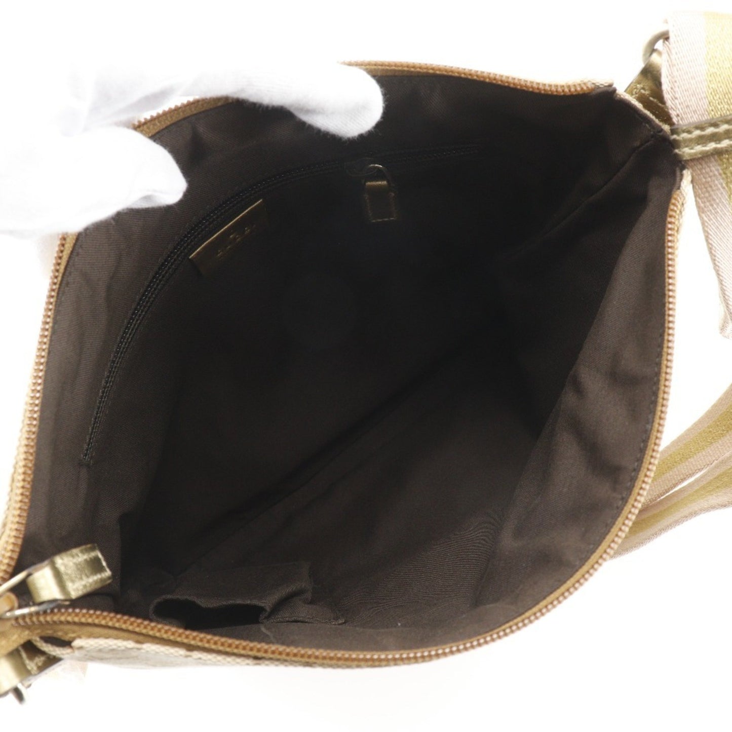 Gucci Shoulder Bag 145857 Gg Canvas Beige A5