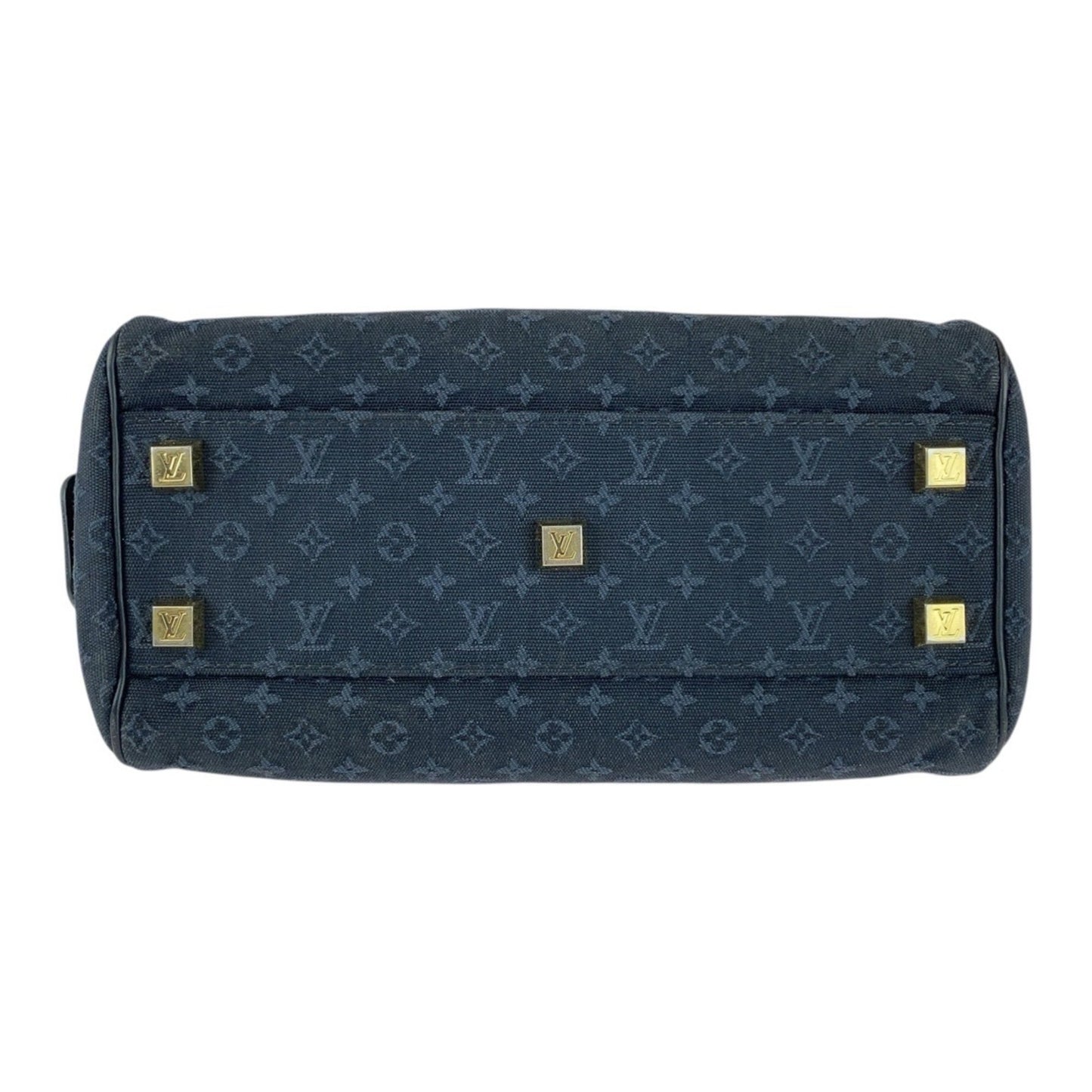 Louis Vuitton Louis Vuitton Monogram Mini Josephine Pn Navy Canvas Leather