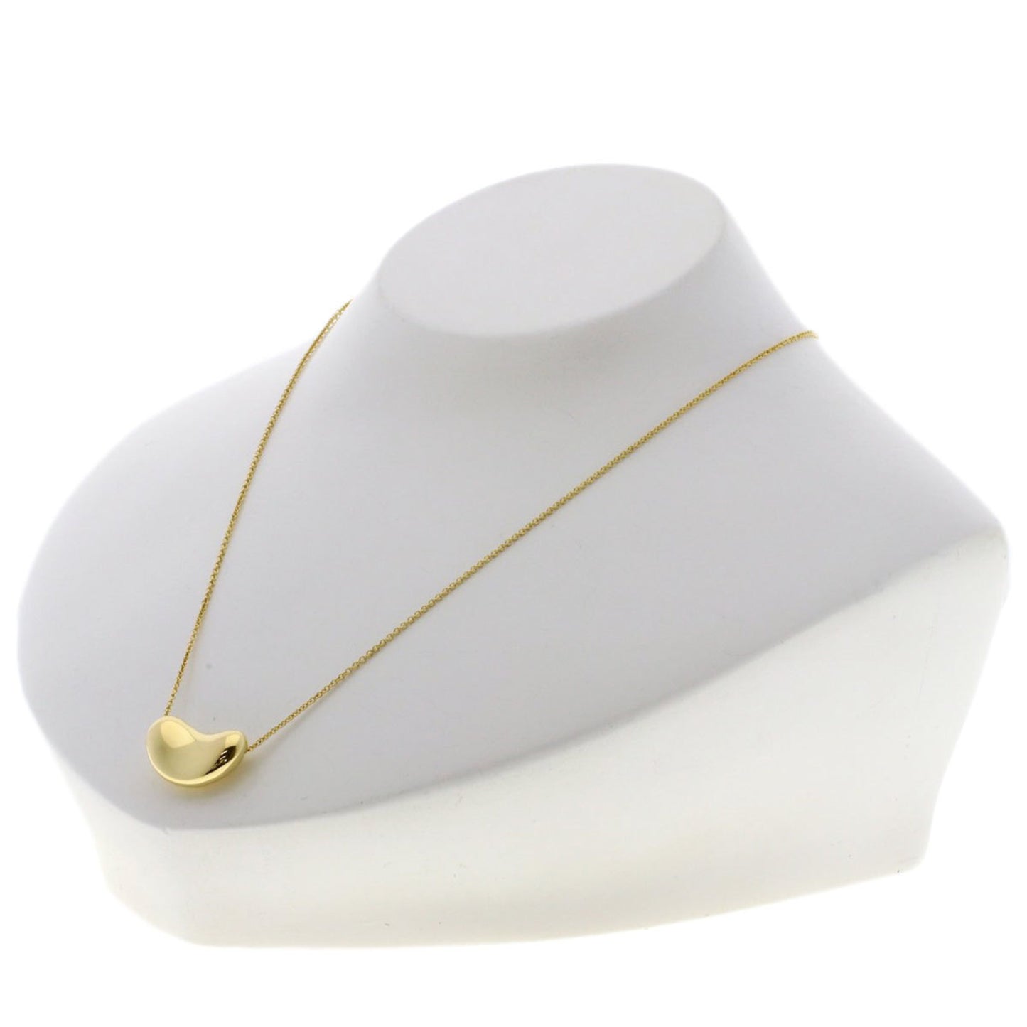 Tiffany Bean Necklace In 18K Yellow Gold