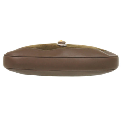 Like New Gucci Vault Vintage Jackie Suede Leather Brown